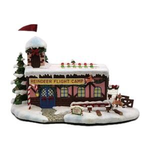 Hawthorne Village Rudolph's Christmas Town Coach Comet's Flight Camp VTG 2003